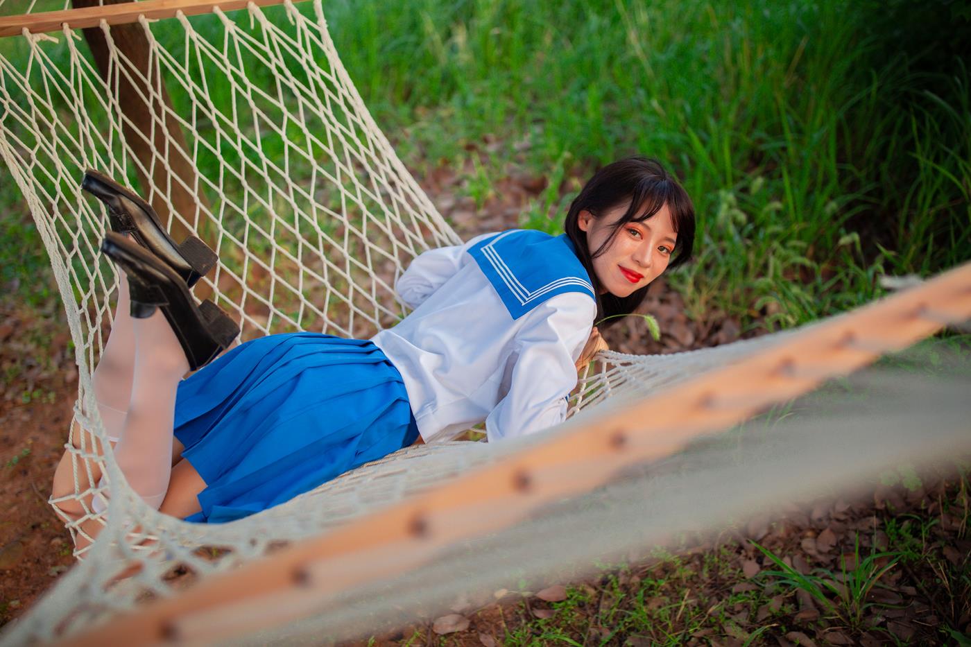 图片[19]-[YITUYU艺图语] 2022.02.02 JK少女 一只橙子 [48P] – 速更版-美库