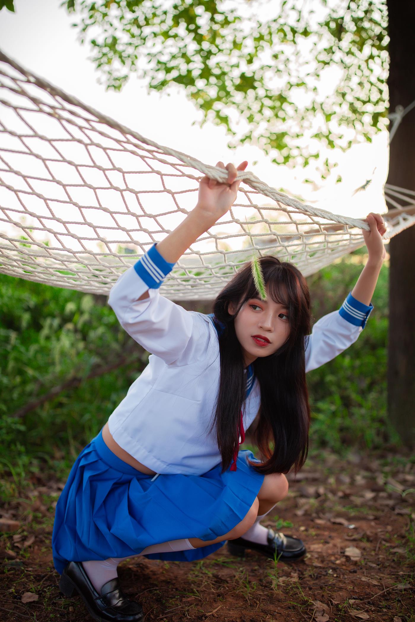 图片[20]-[YITUYU艺图语] 2022.02.02 JK少女 一只橙子 [48P] – 速更版-美库