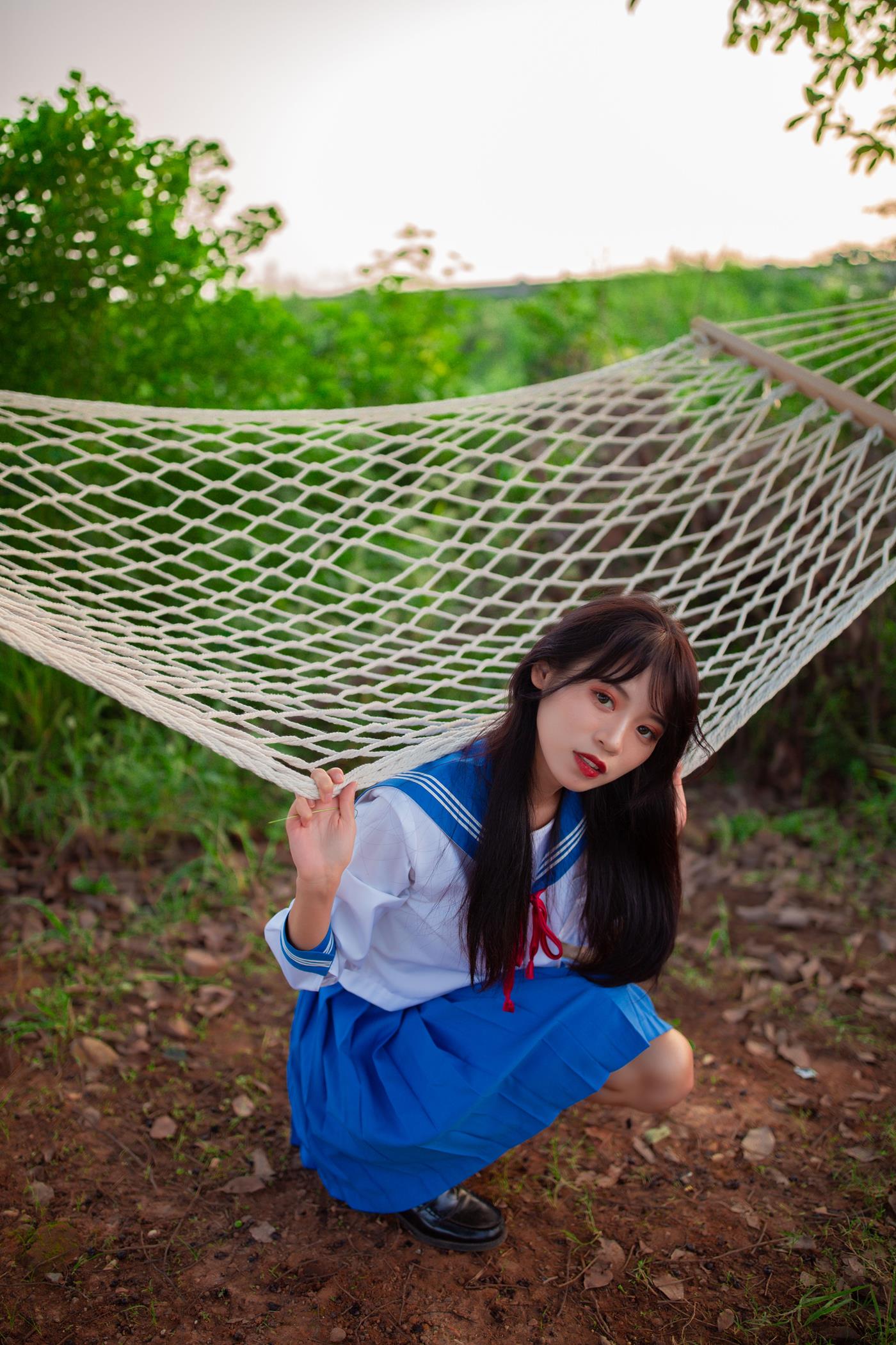 图片[22]-[YITUYU艺图语] 2022.02.02 JK少女 一只橙子 [48P] – 速更版-美库