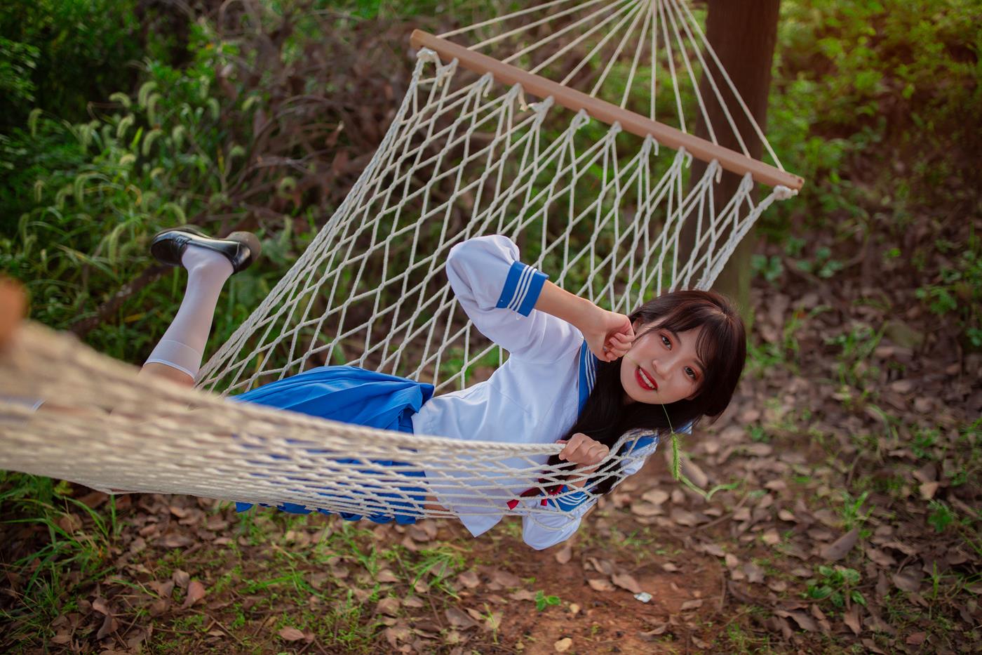 图片[24]-[YITUYU艺图语] 2022.02.02 JK少女 一只橙子 [48P] – 速更版-美库