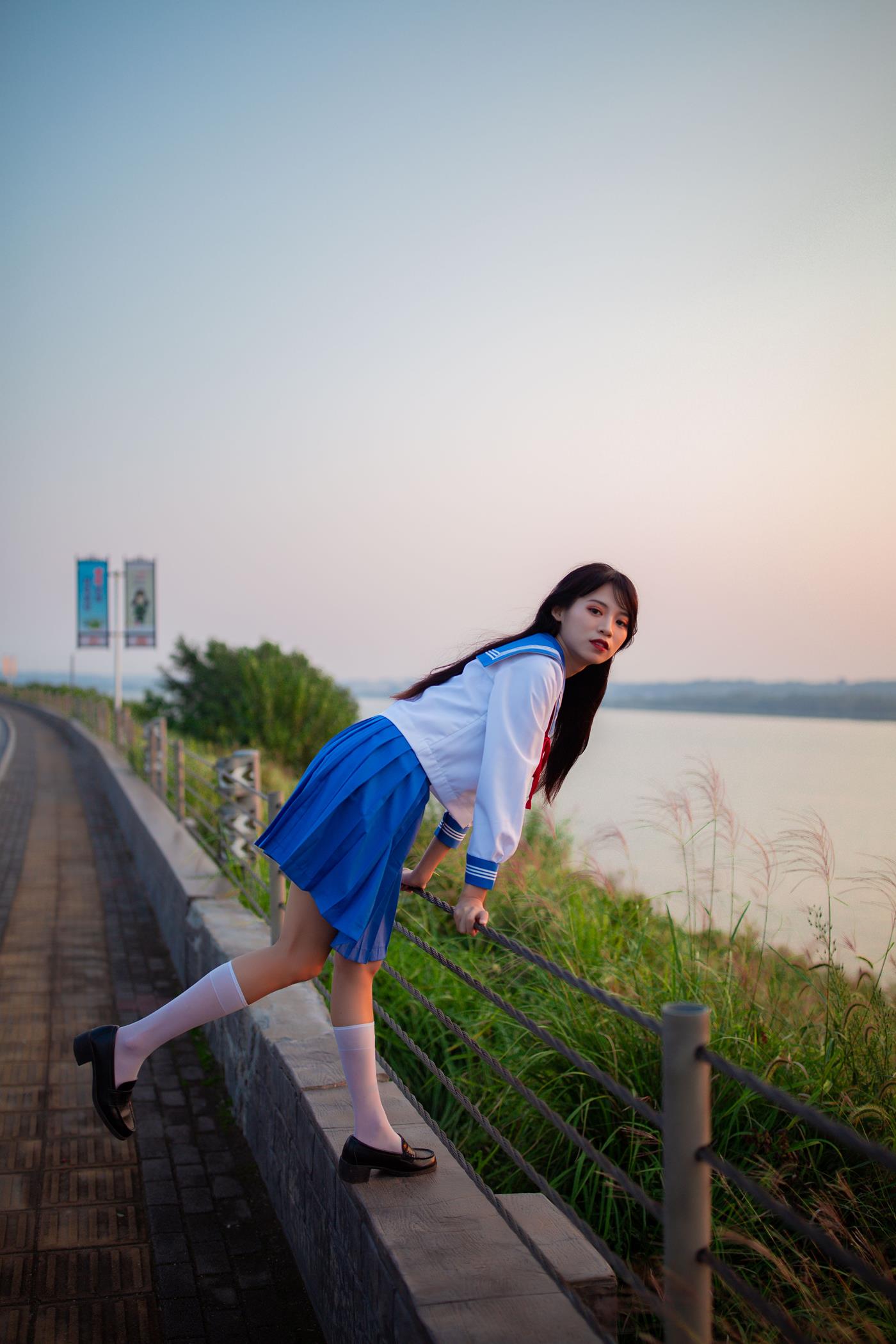 图片[27]-[YITUYU艺图语] 2022.02.02 JK少女 一只橙子 [48P] – 速更版-美库