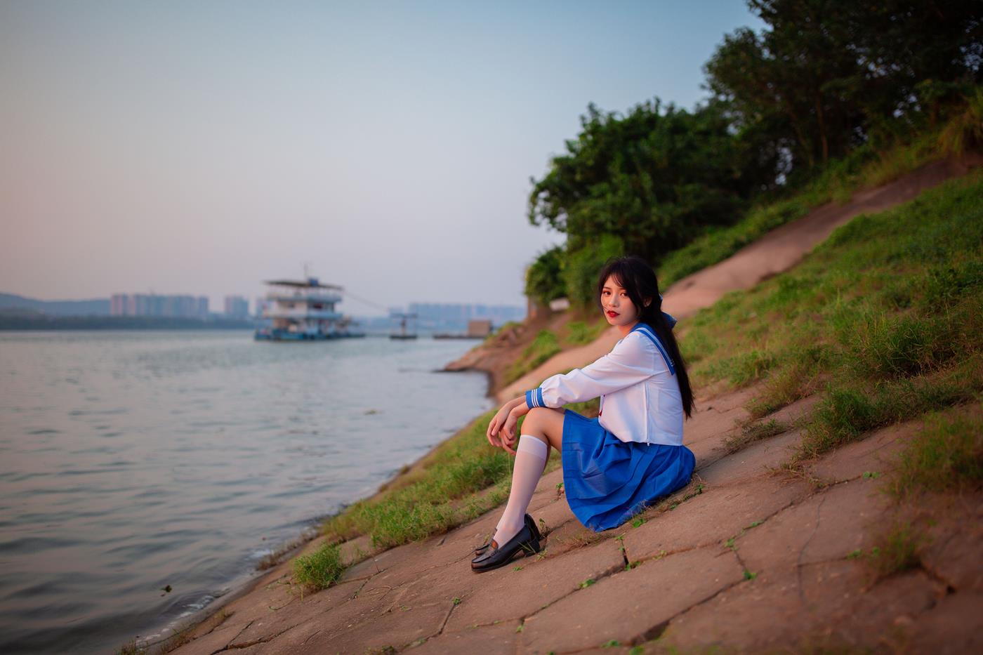 图片[34]-[YITUYU艺图语] 2022.02.02 JK少女 一只橙子 [48P] – 速更版-美库