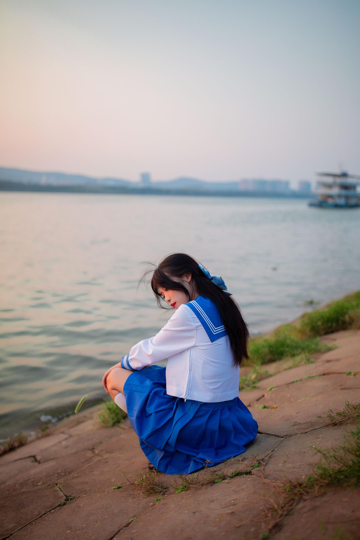 图片[35]-[YITUYU艺图语] 2022.02.02 JK少女 一只橙子 [48P] – 速更版-美库