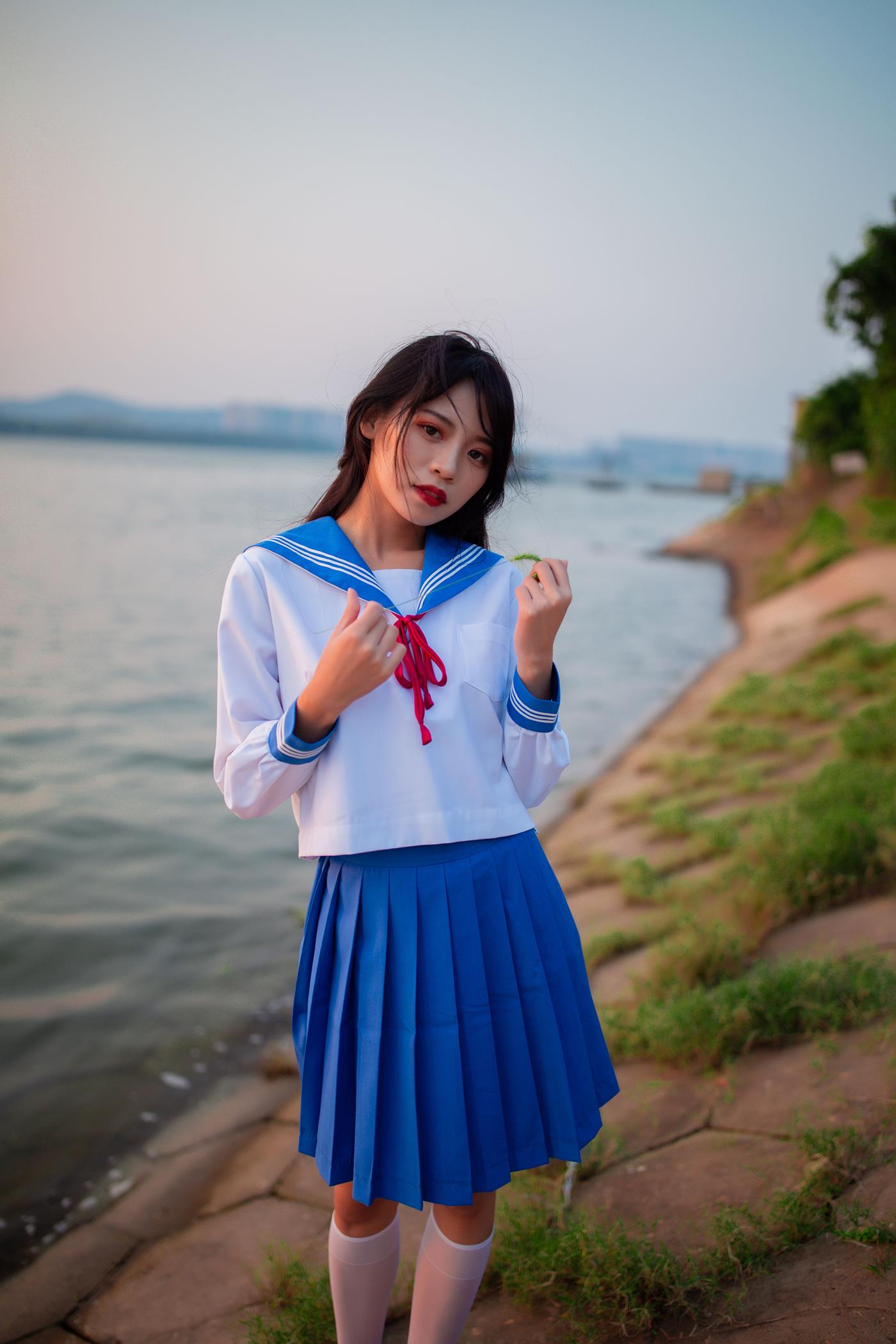 图片[36]-[YITUYU艺图语] 2022.02.02 JK少女 一只橙子 [48P] – 速更版-美库