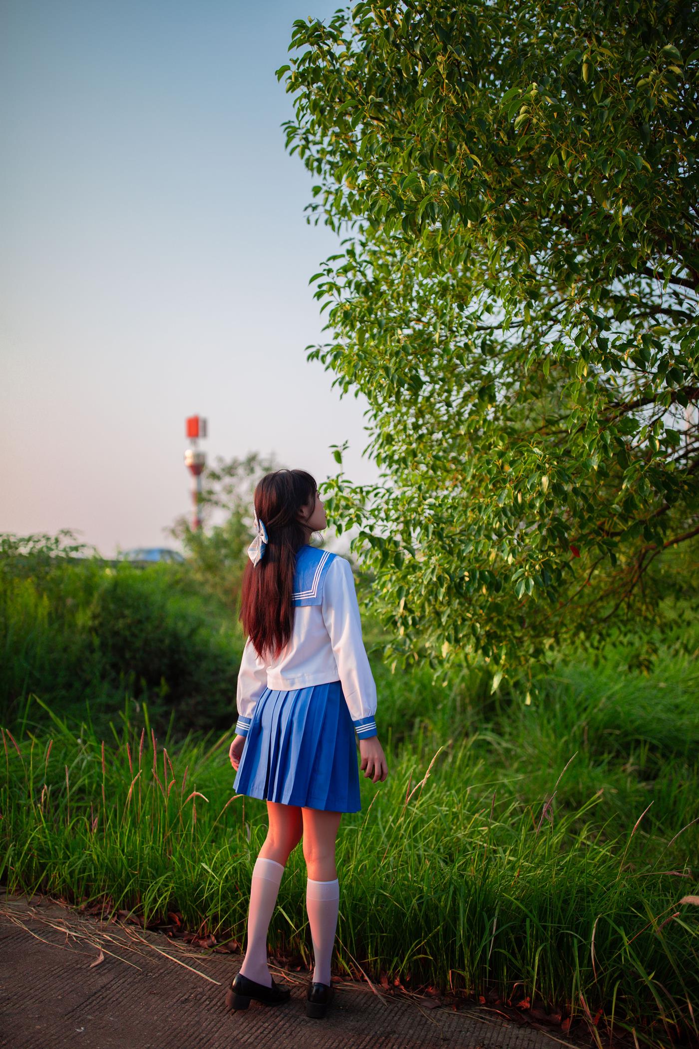 图片[42]-[YITUYU艺图语] 2022.02.02 JK少女 一只橙子 [48P] – 速更版-美库