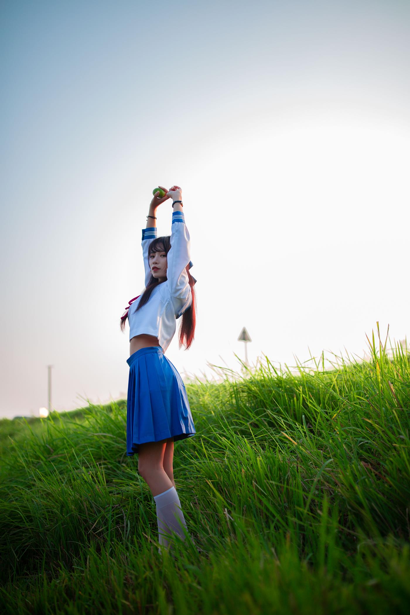 图片[48]-[YITUYU艺图语] 2022.02.02 JK少女 一只橙子 [48P] – 速更版-美库