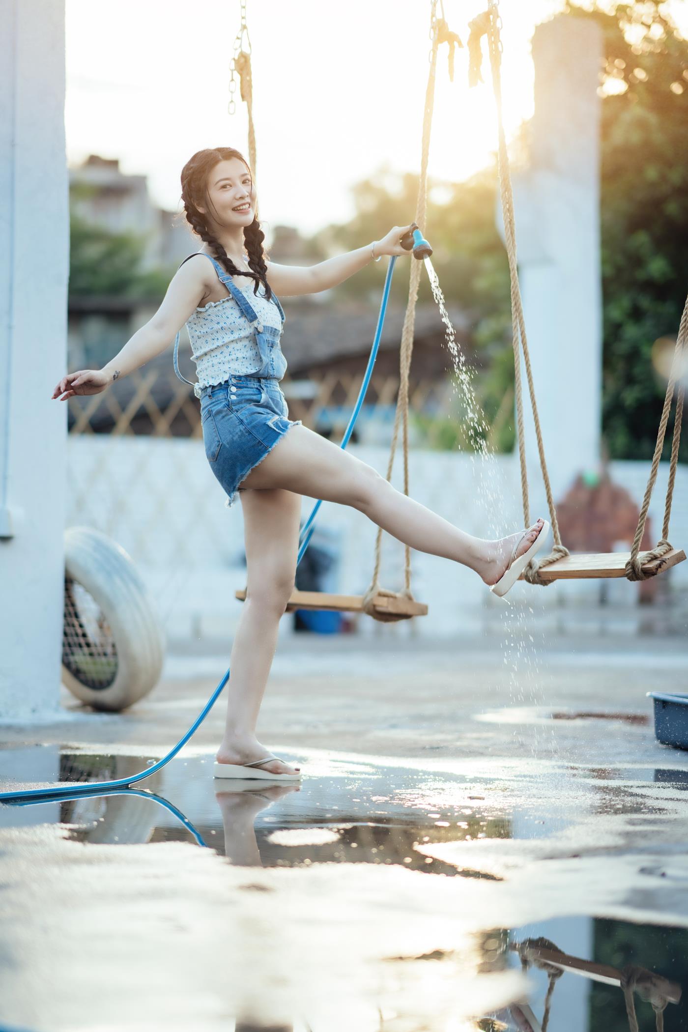 图片[18]-[YITUYU艺图语] 2022.02.02 来自夏日玩水的简单快乐 喵喵喵是锦儿呀 [55P] – 速更版-美库