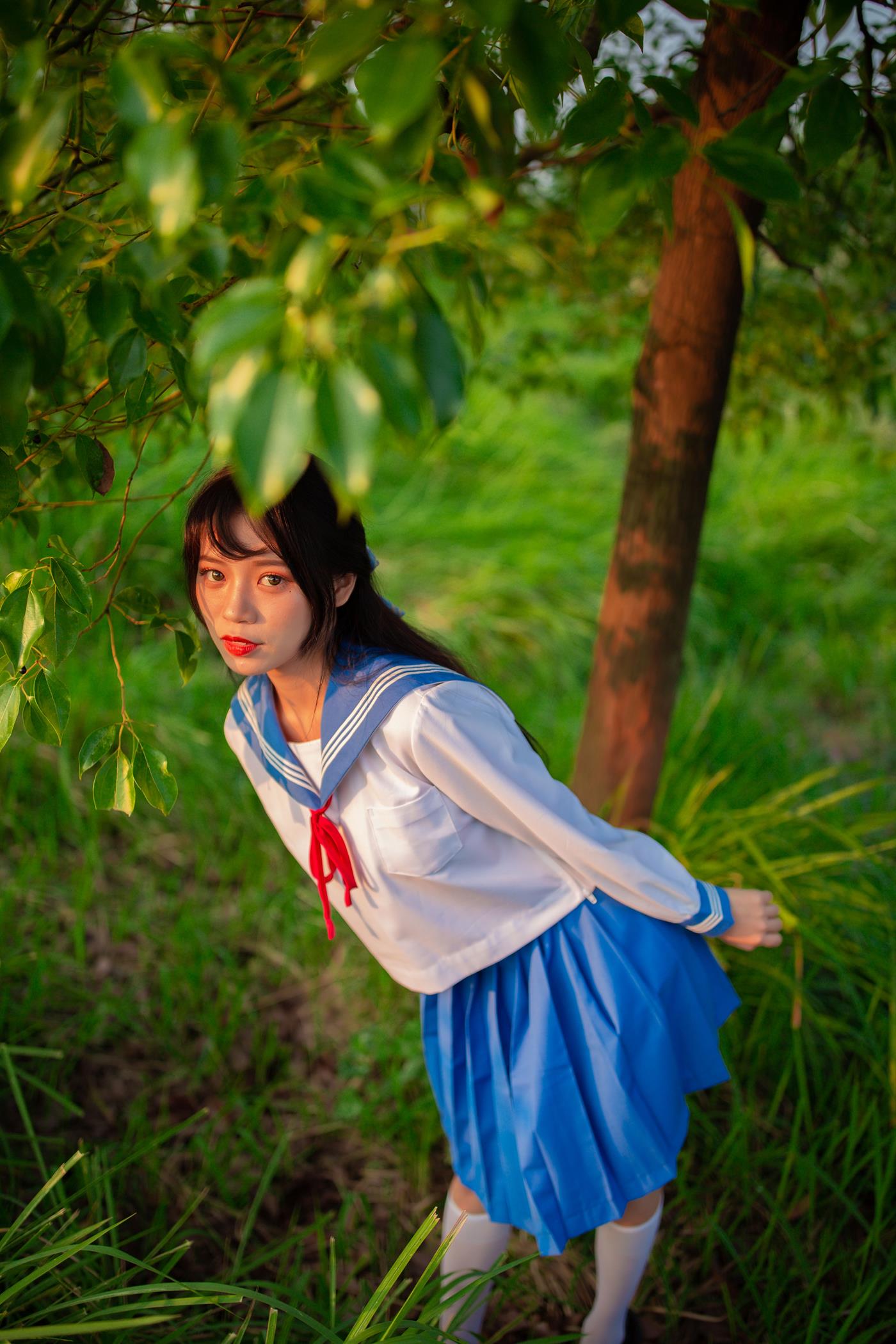 图片[50]-[YITUYU艺图语] 2022.02.02 JK少女 一只橙子 [48P] – 速更版-美库