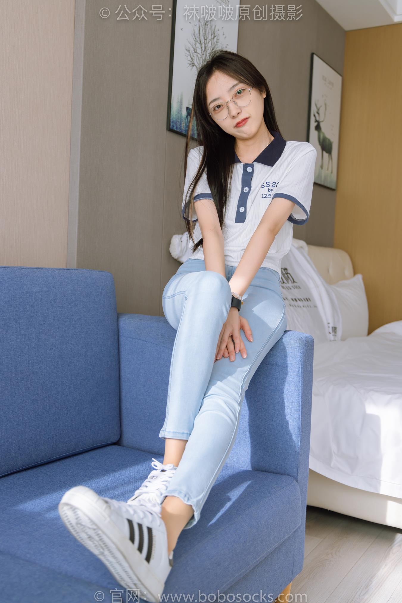 图片[13]-[BoBoSocks袜啵啵]NO.161 稚予-贝壳头板鞋、肉丝、裤里丝[140P] – 速更版-美库