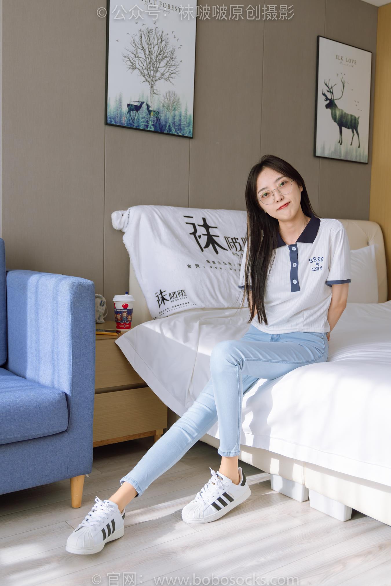 图片[14]-[BoBoSocks袜啵啵]NO.161 稚予-贝壳头板鞋、肉丝、裤里丝[140P] – 速更版-美库