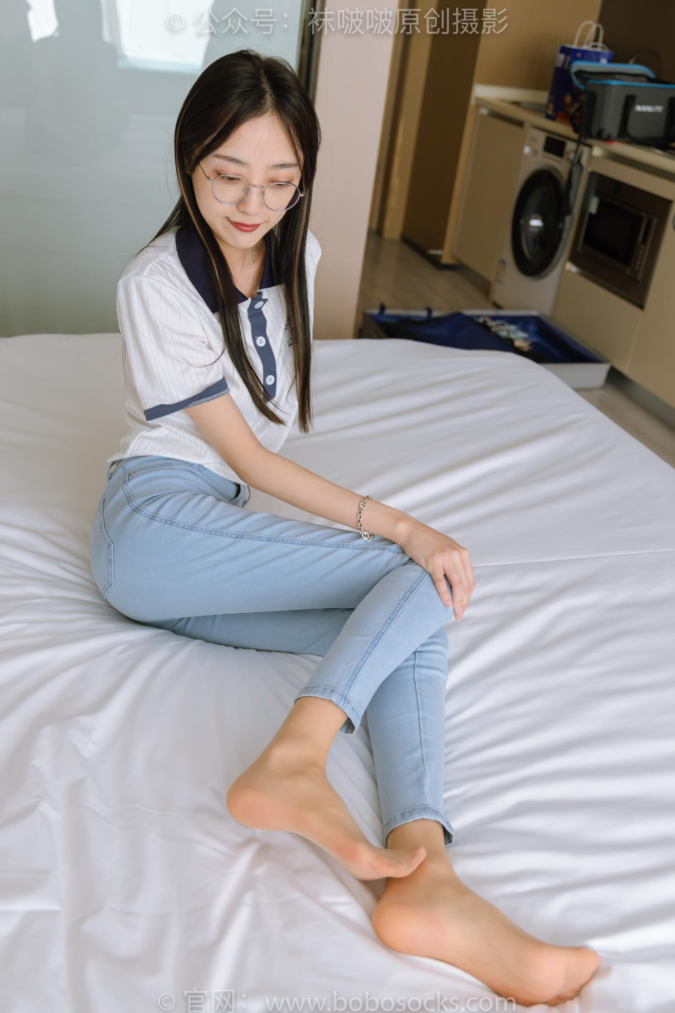 图片[53]-[BoBoSocks袜啵啵]NO.161 稚予-贝壳头板鞋、肉丝、裤里丝[140P] – 速更版-美库