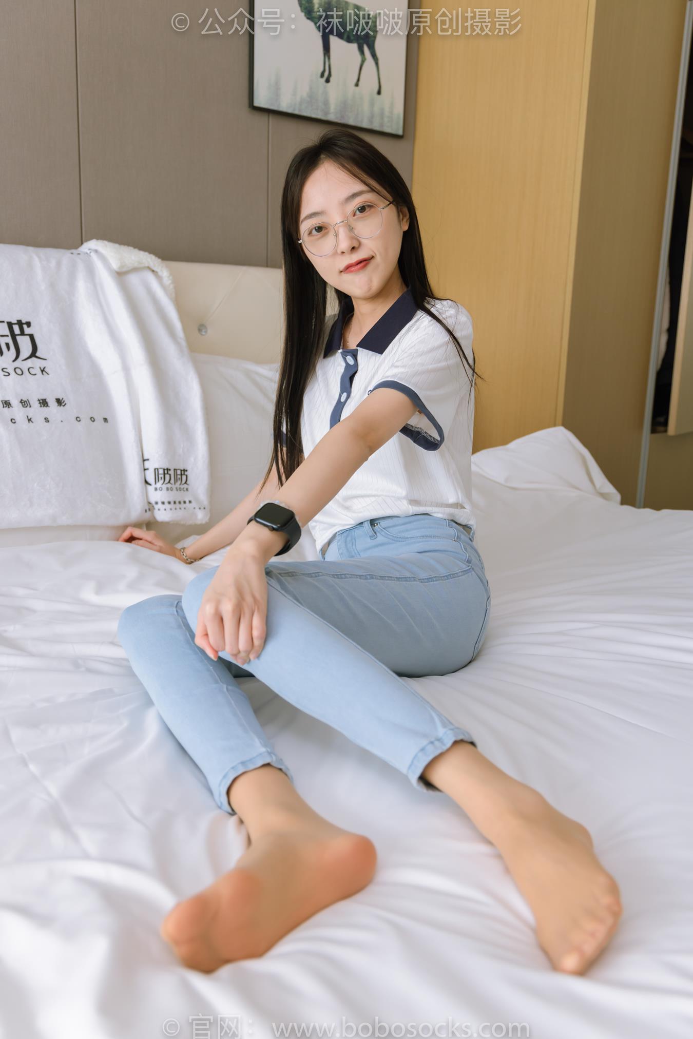 图片[61]-[BoBoSocks袜啵啵]NO.161 稚予-贝壳头板鞋、肉丝、裤里丝[140P] – 速更版-美库