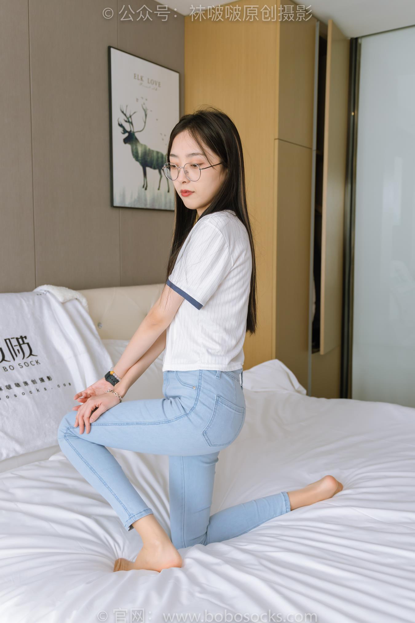 图片[76]-[BoBoSocks袜啵啵]NO.161 稚予-贝壳头板鞋、肉丝、裤里丝[140P] – 速更版-美库