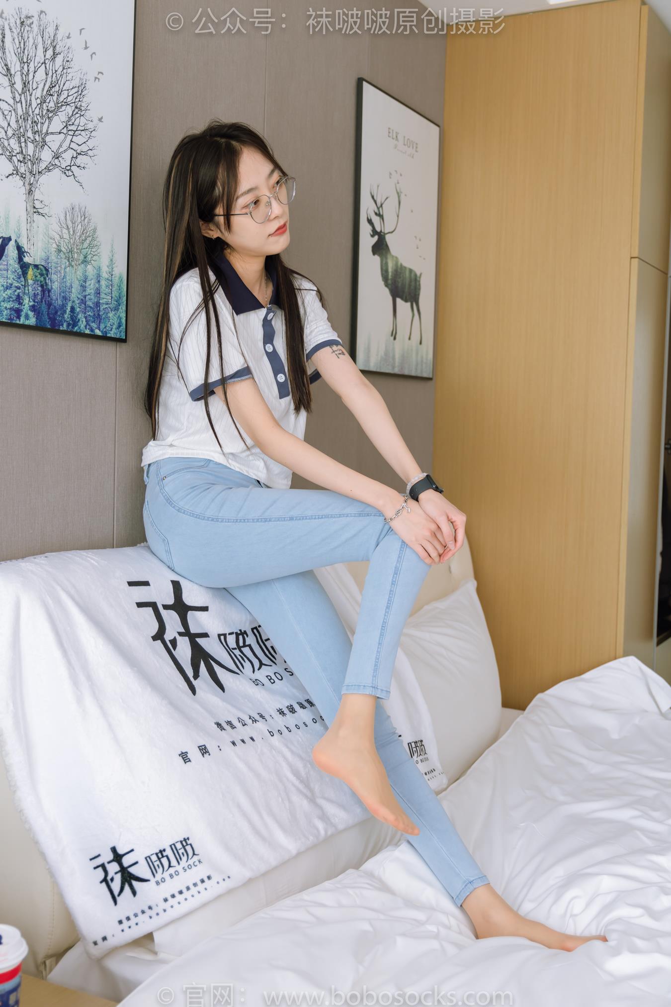 图片[100]-[BoBoSocks袜啵啵]NO.161 稚予-贝壳头板鞋、肉丝、裤里丝[140P] – 速更版-美库