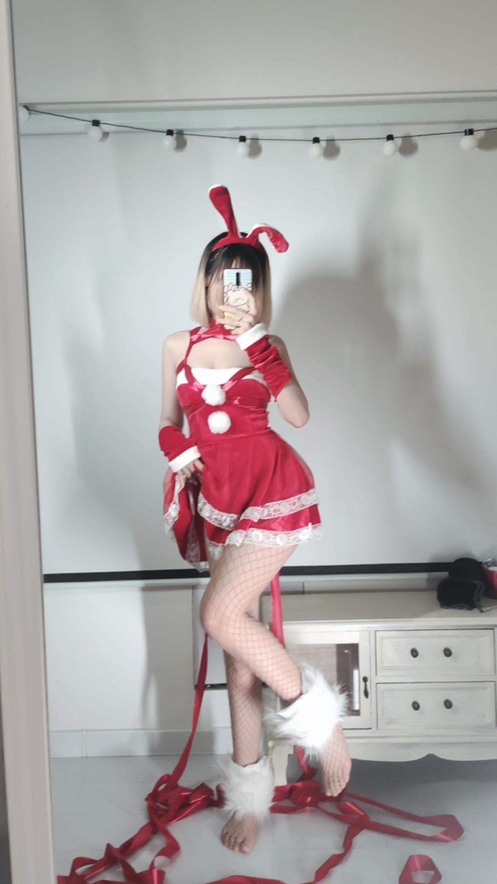 图片[39]-洛桑w伊梓 网袜丝带兔兔 [42P] – 速更版-美库