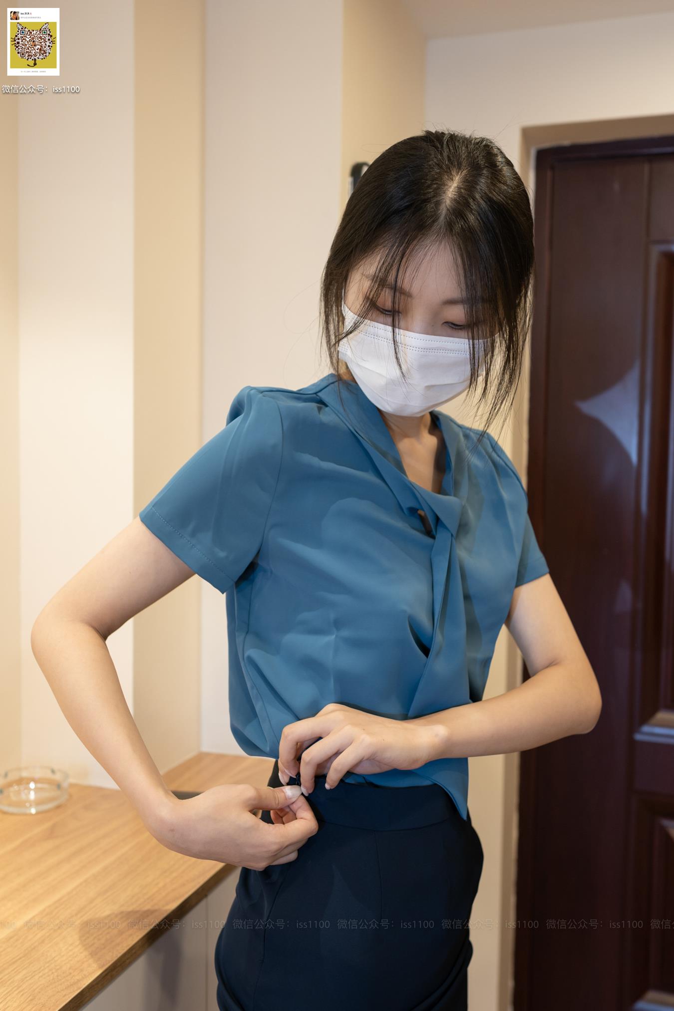 图片[76]-ISS尤好物系列 039 美晗 蓝正装 [99P] – 速更版-美库