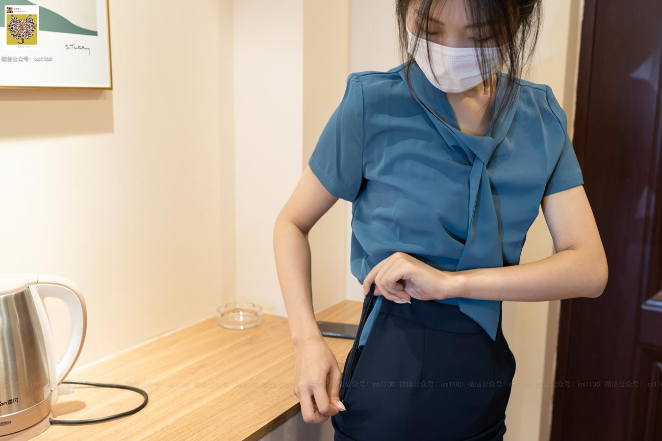 图片[81]-ISS尤好物系列 039 美晗 蓝正装 [99P] – 速更版-美库