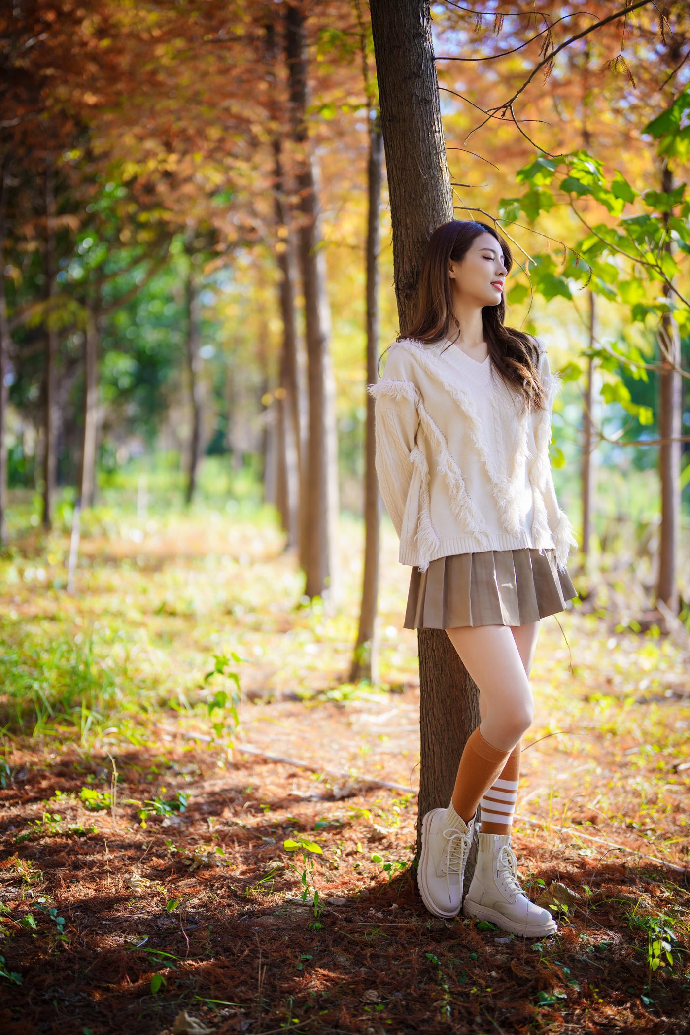 图片[14]-[YITUYU艺图语] 2022.02.03 一叶知秋，秋日水杉树，红色烂漫 滕静 [50P] – 速更版-美库