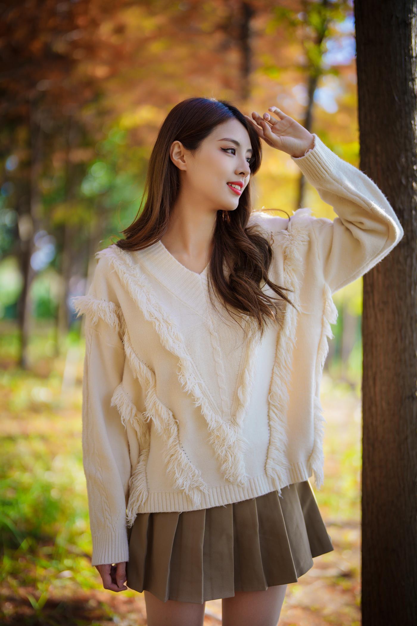 图片[16]-[YITUYU艺图语] 2022.02.03 一叶知秋，秋日水杉树，红色烂漫 滕静 [50P] – 速更版-美库