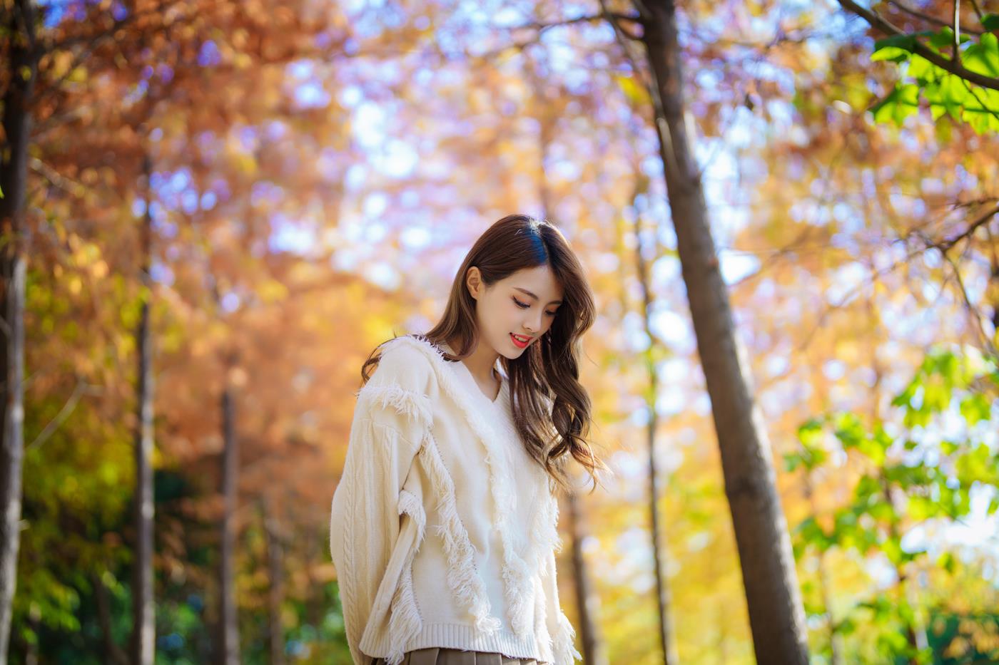 图片[18]-[YITUYU艺图语] 2022.02.03 一叶知秋，秋日水杉树，红色烂漫 滕静 [50P] – 速更版-美库