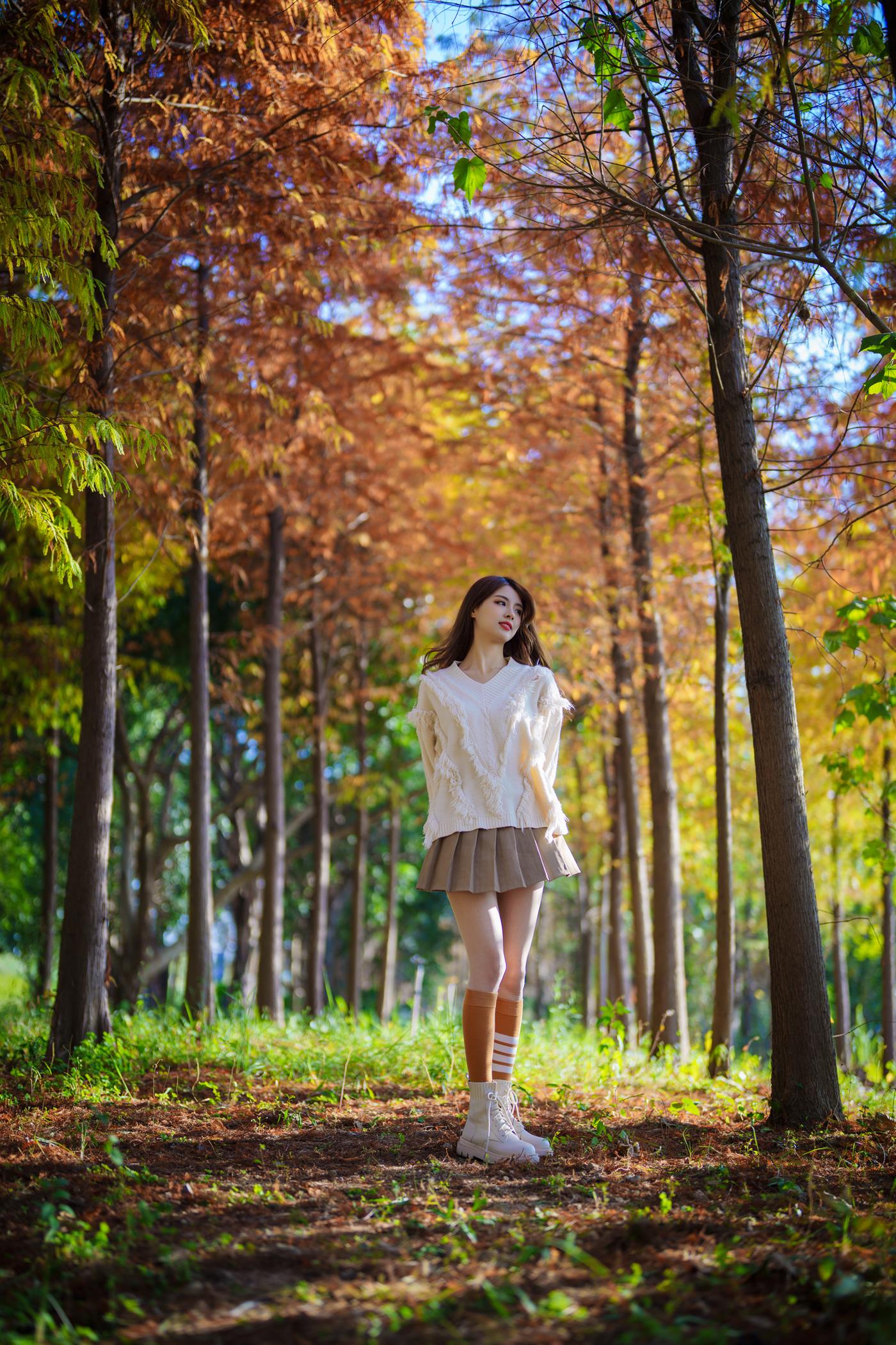 图片[27]-[YITUYU艺图语] 2022.02.03 一叶知秋，秋日水杉树，红色烂漫 滕静 [50P] – 速更版-美库