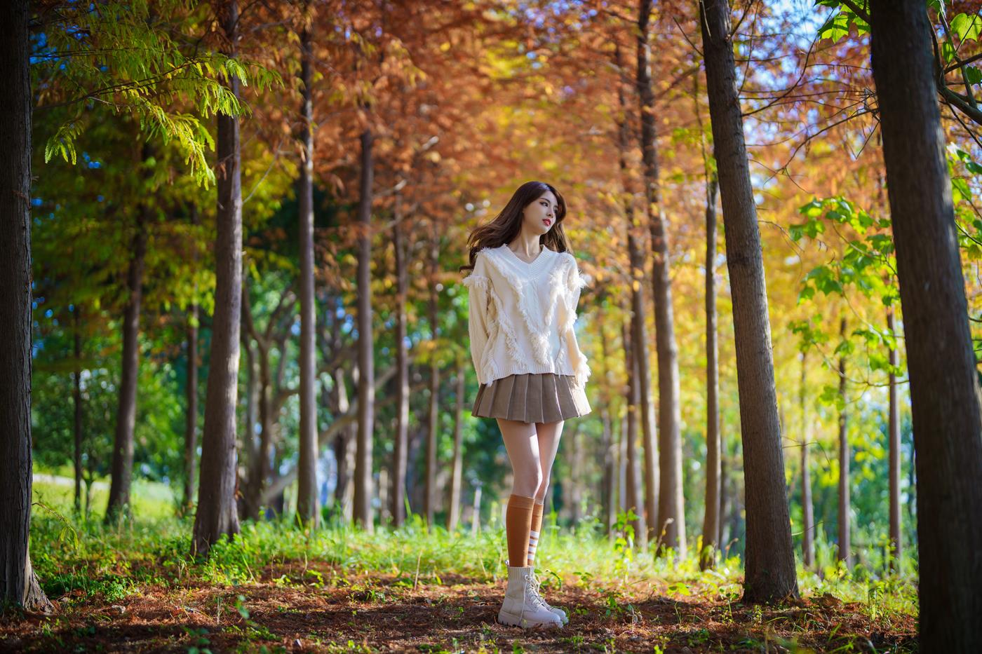 图片[28]-[YITUYU艺图语] 2022.02.03 一叶知秋，秋日水杉树，红色烂漫 滕静 [50P] – 速更版-美库