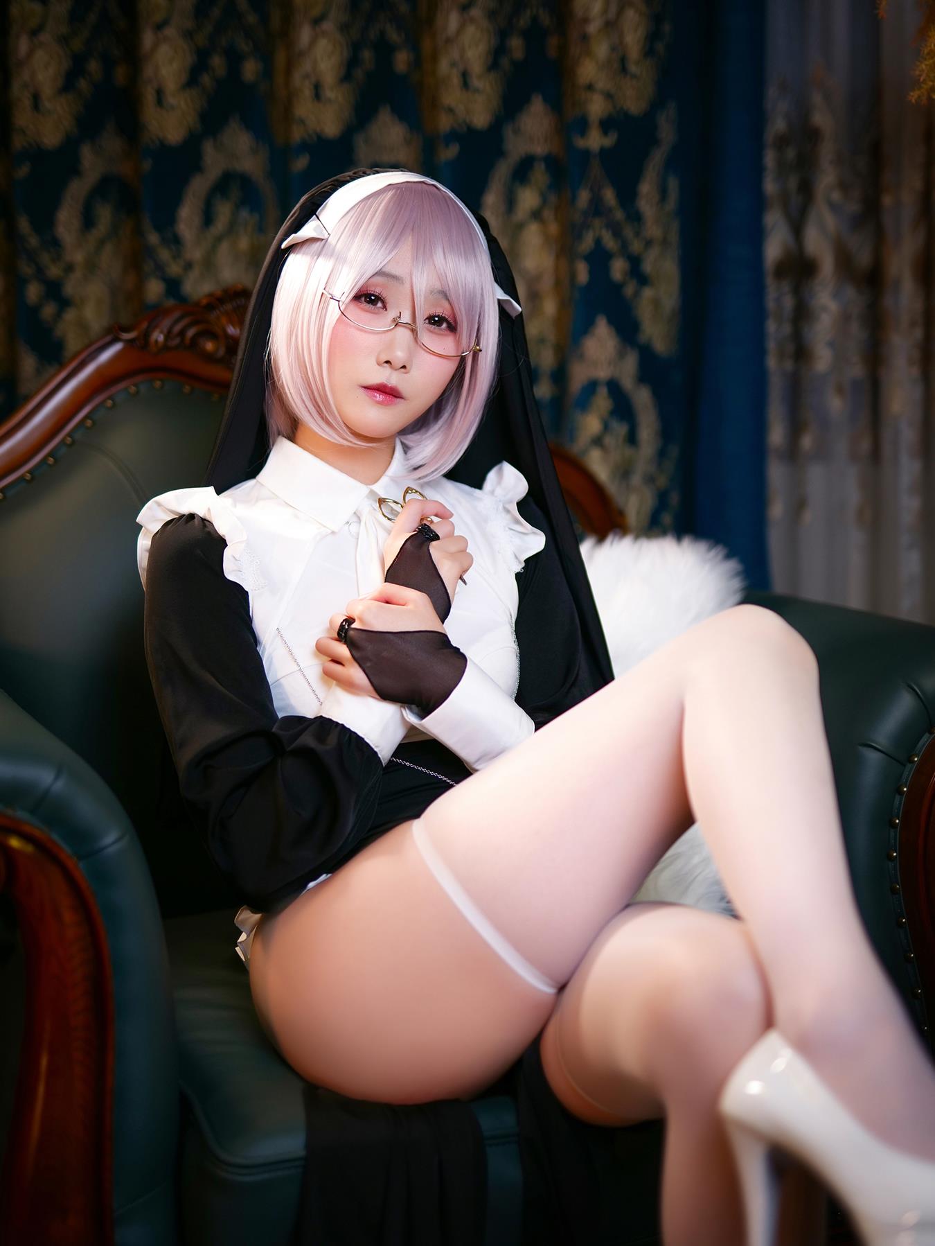 图片[12]-曉美媽  – 痴-修女[20P] – 速更版-美库