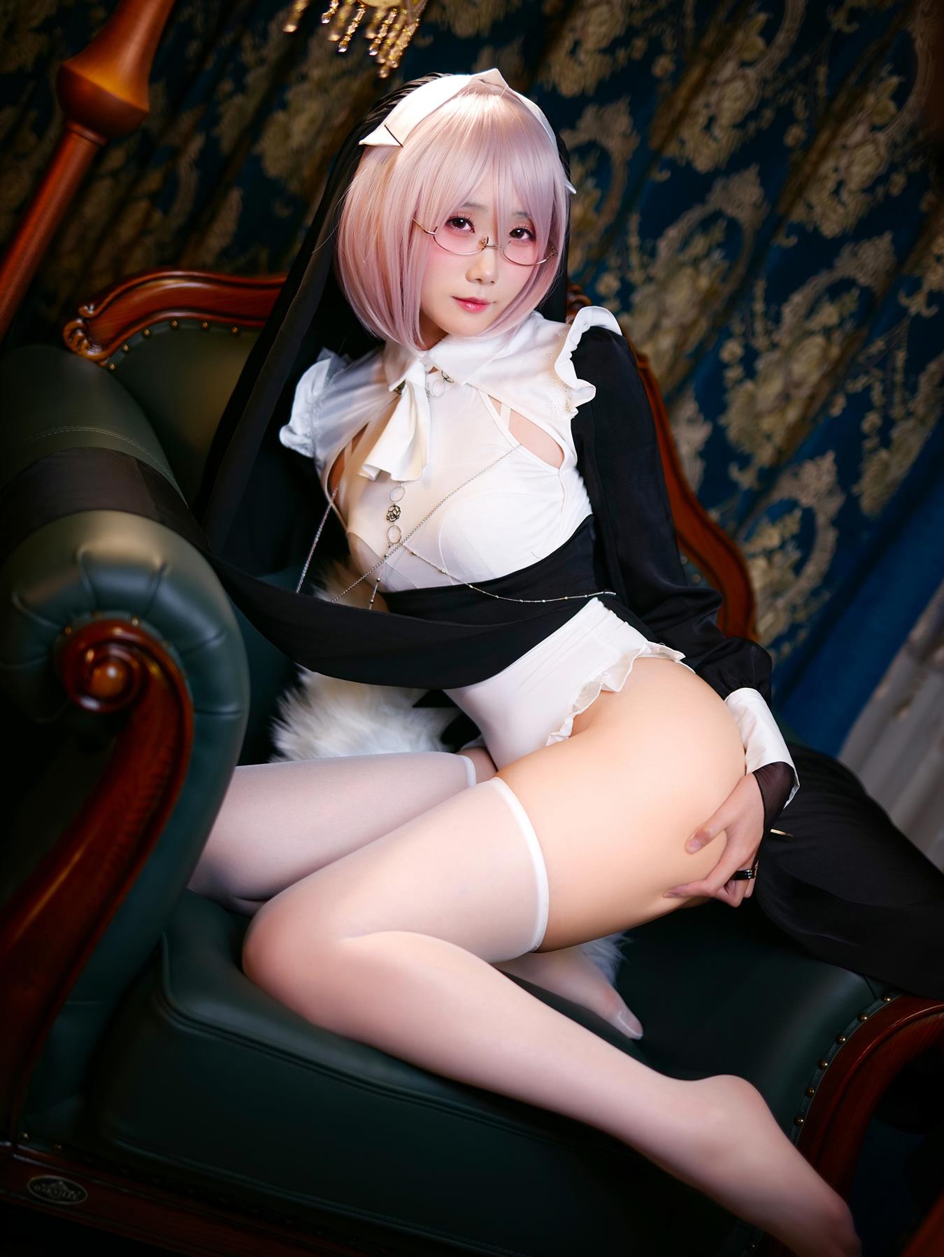 图片[18]-曉美媽  – 痴-修女[20P] – 速更版-美库