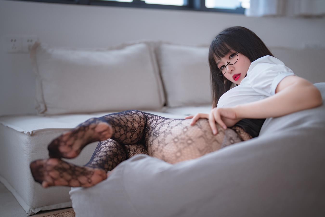 图片[22]-轩萧学姐  提花裤袜 [79P] – 速更版-美库