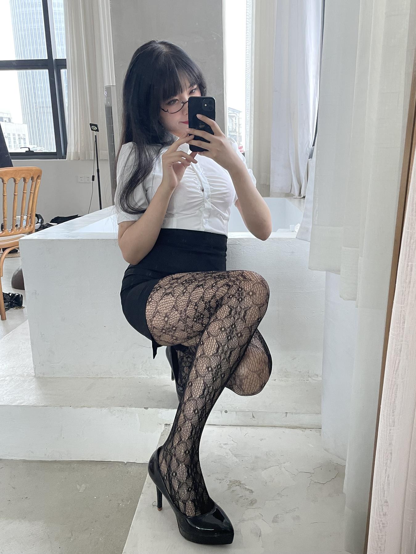 图片[72]-轩萧学姐  提花裤袜 [79P] – 速更版-美库