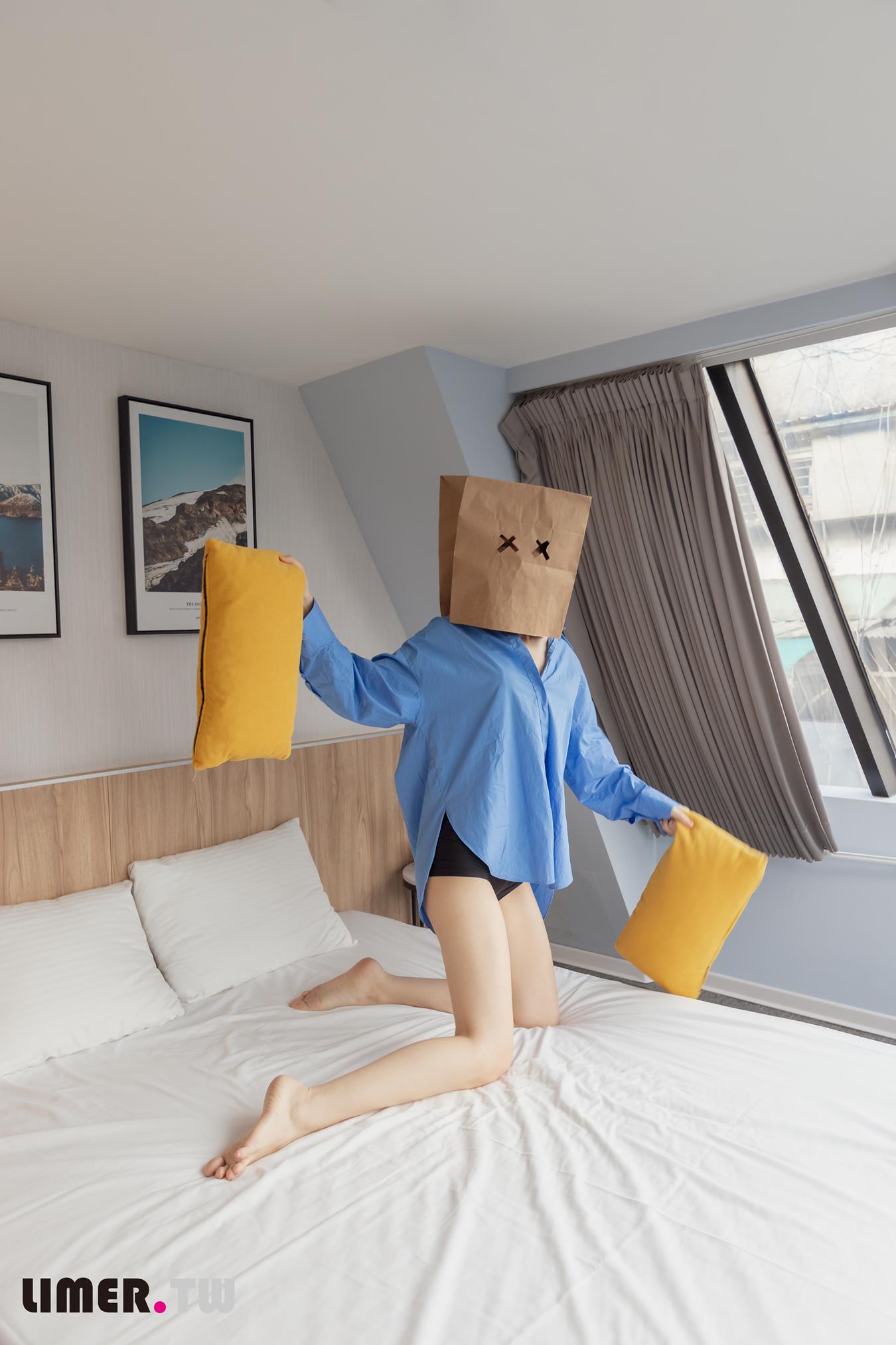 图片[62]-Limerence原创 NO.012 Michii纸袋女孩不给糖就捣蛋[62P] – 速更版-美库