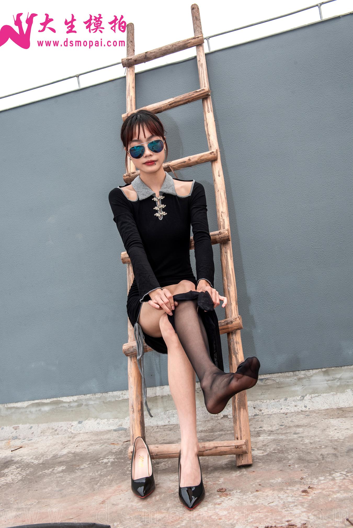 图片[14]-大生模拍 NO.294 花花 黑色系[49P] – 速更版-美库