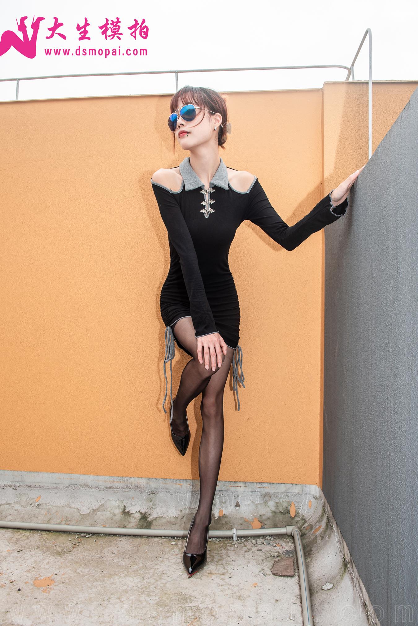 图片[25]-大生模拍 NO.294 花花 黑色系[49P] – 速更版-美库