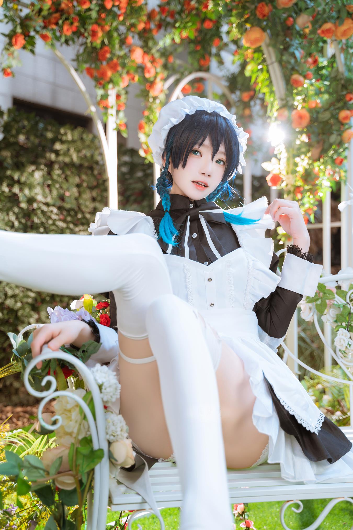 图片[22]-桜桃喵  温迪女仆 [26P] – 速更版-美库