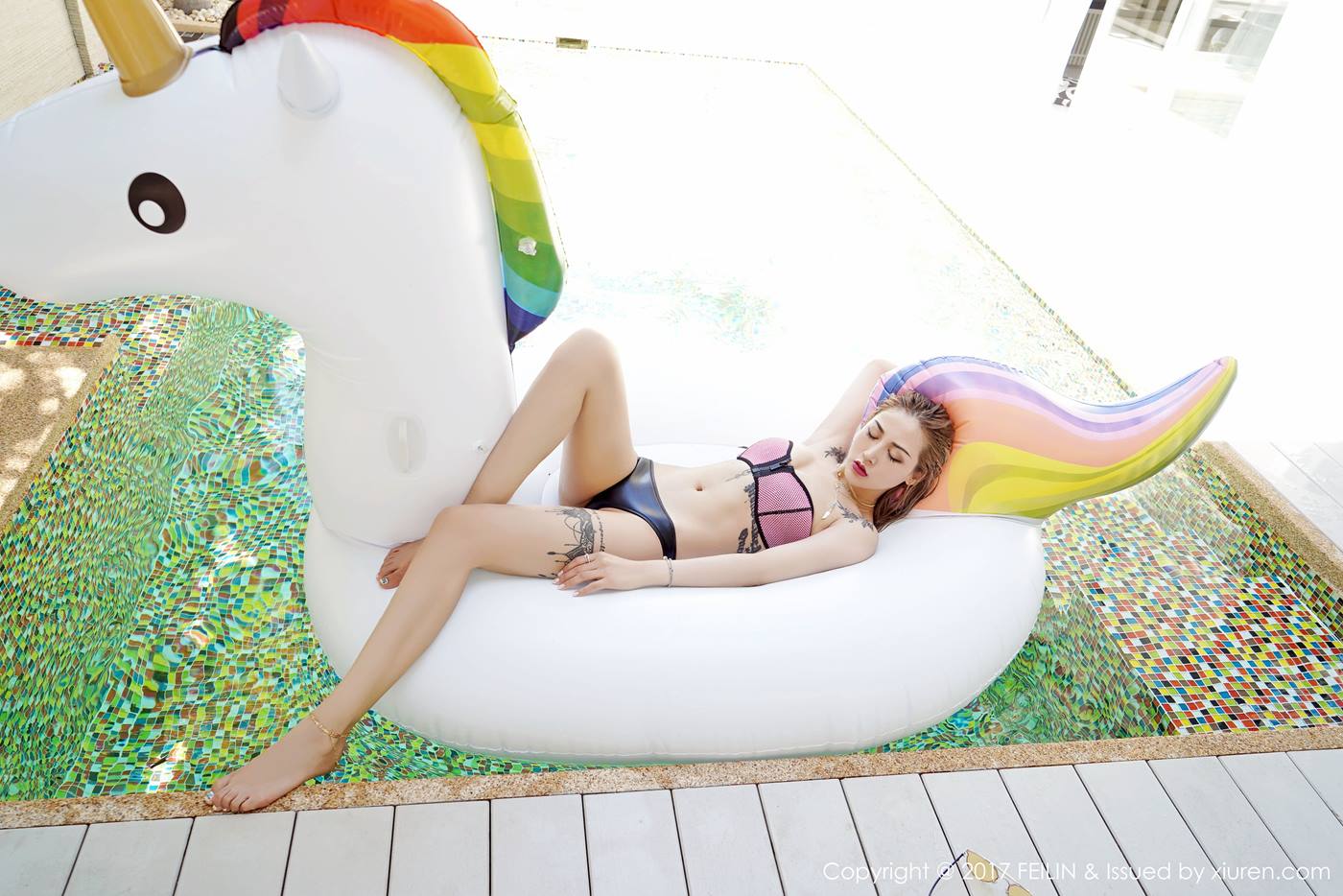 图片[25]-[FEILIN嗲囡囡] 2017.09.29 VOL.112 晗大大Via[24+1P] – 速更版-美库