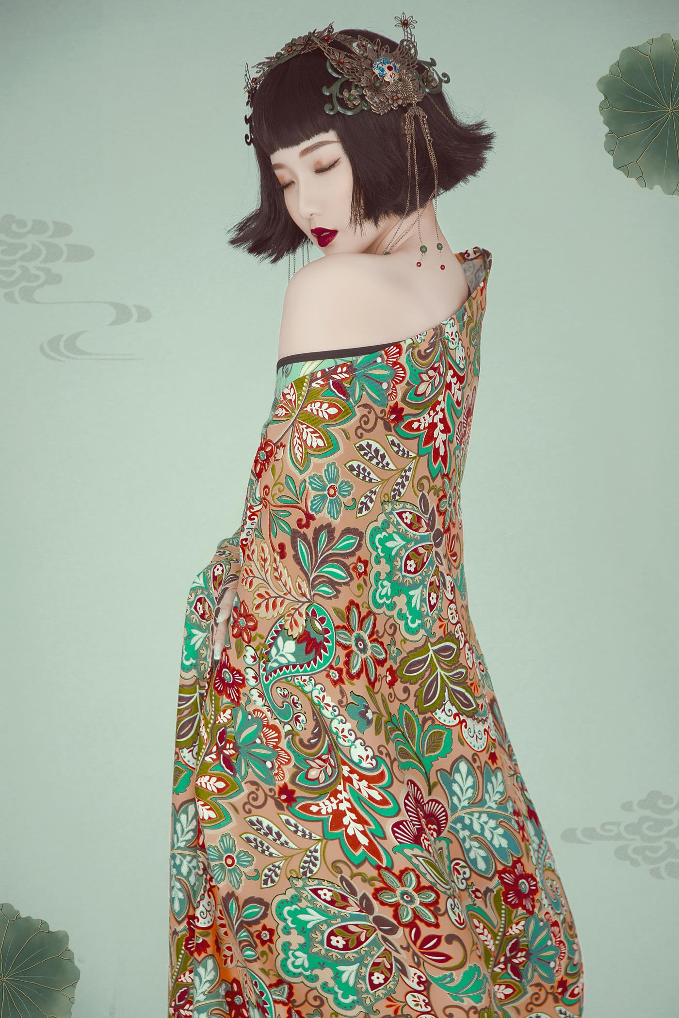 图片[15]-[YITUYU艺图语] 2022.02.08 复古创意旗袍 悦宝 [22P] – 速更版-美库