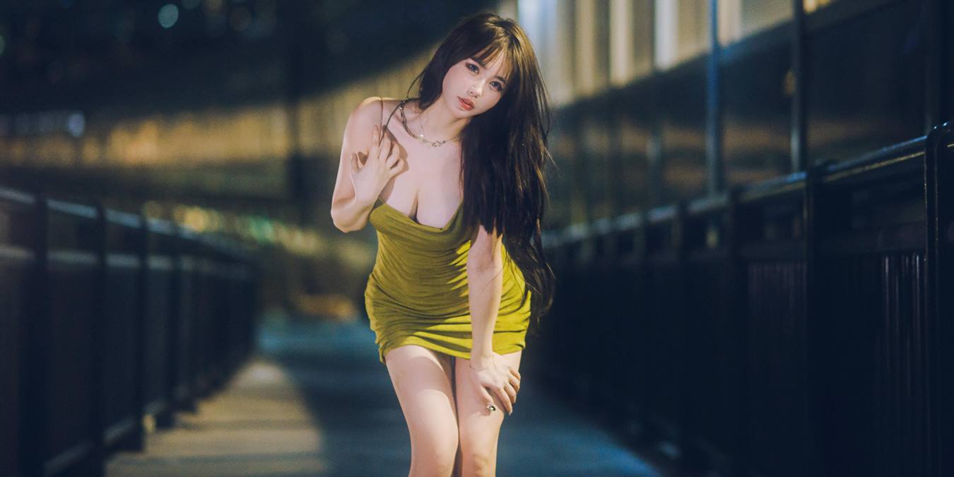 图片[12]-Tina很妖孽呀 – 绿色连衣裙[35P] – 速更版-美库