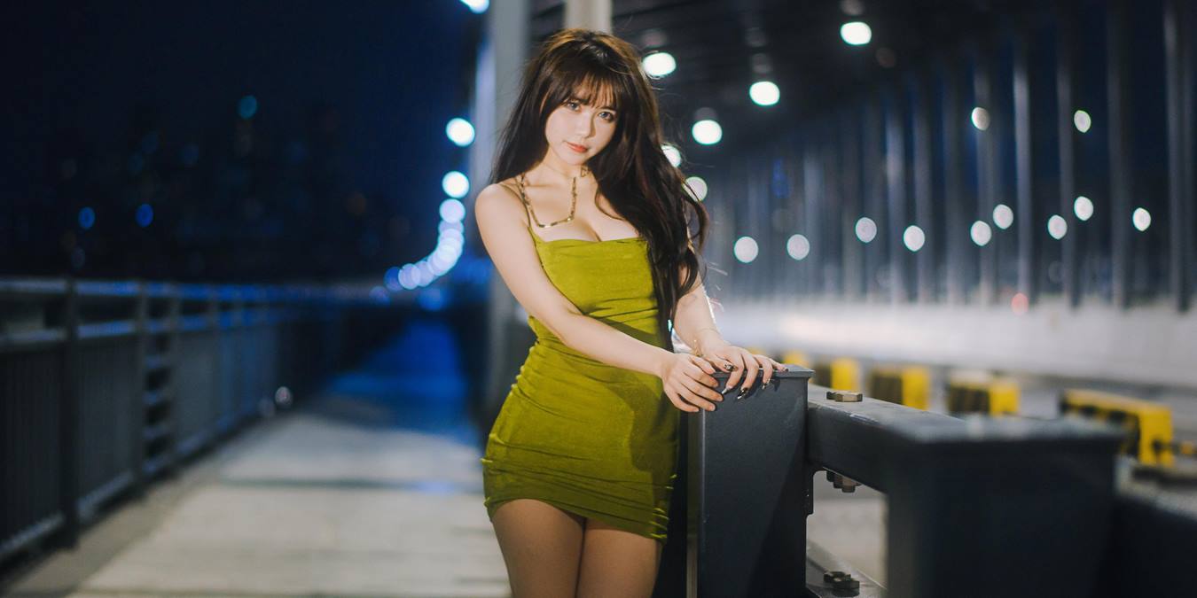 图片[16]-Tina很妖孽呀 – 绿色连衣裙[35P] – 速更版-美库