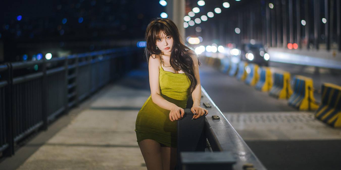 图片[18]-Tina很妖孽呀 – 绿色连衣裙[35P] – 速更版-美库