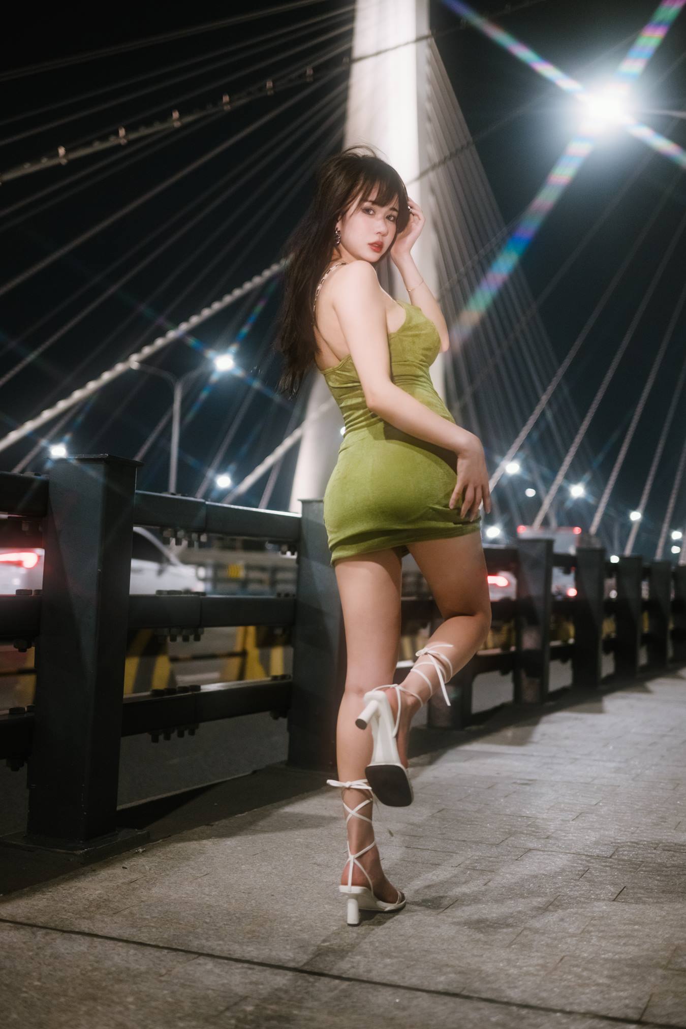 图片[24]-Tina很妖孽呀 – 绿色连衣裙[35P] – 速更版-美库