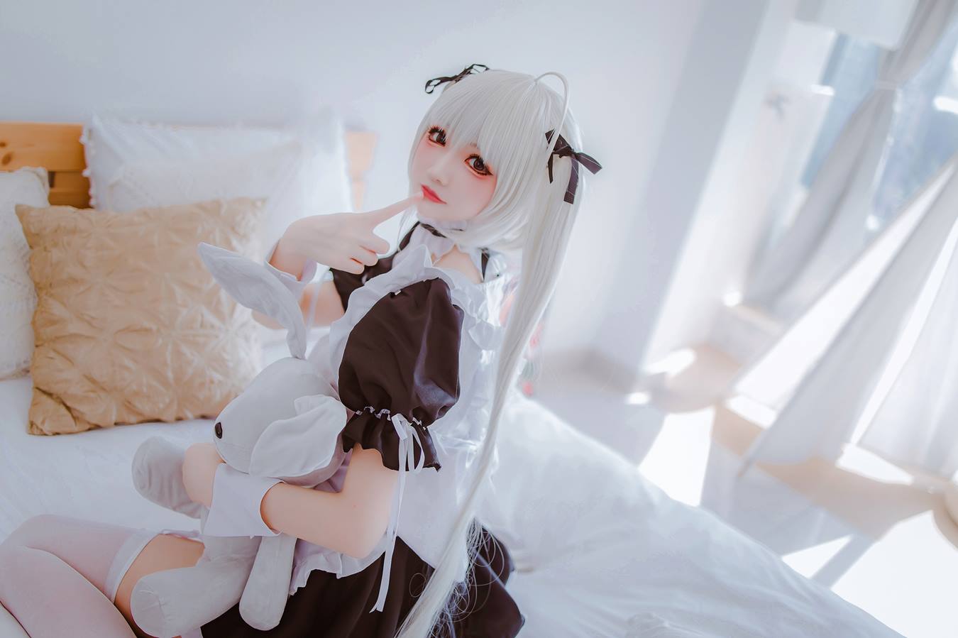 图片[10]-Coser衣衣  穹妹女仆 [28P] – 速更版-美库