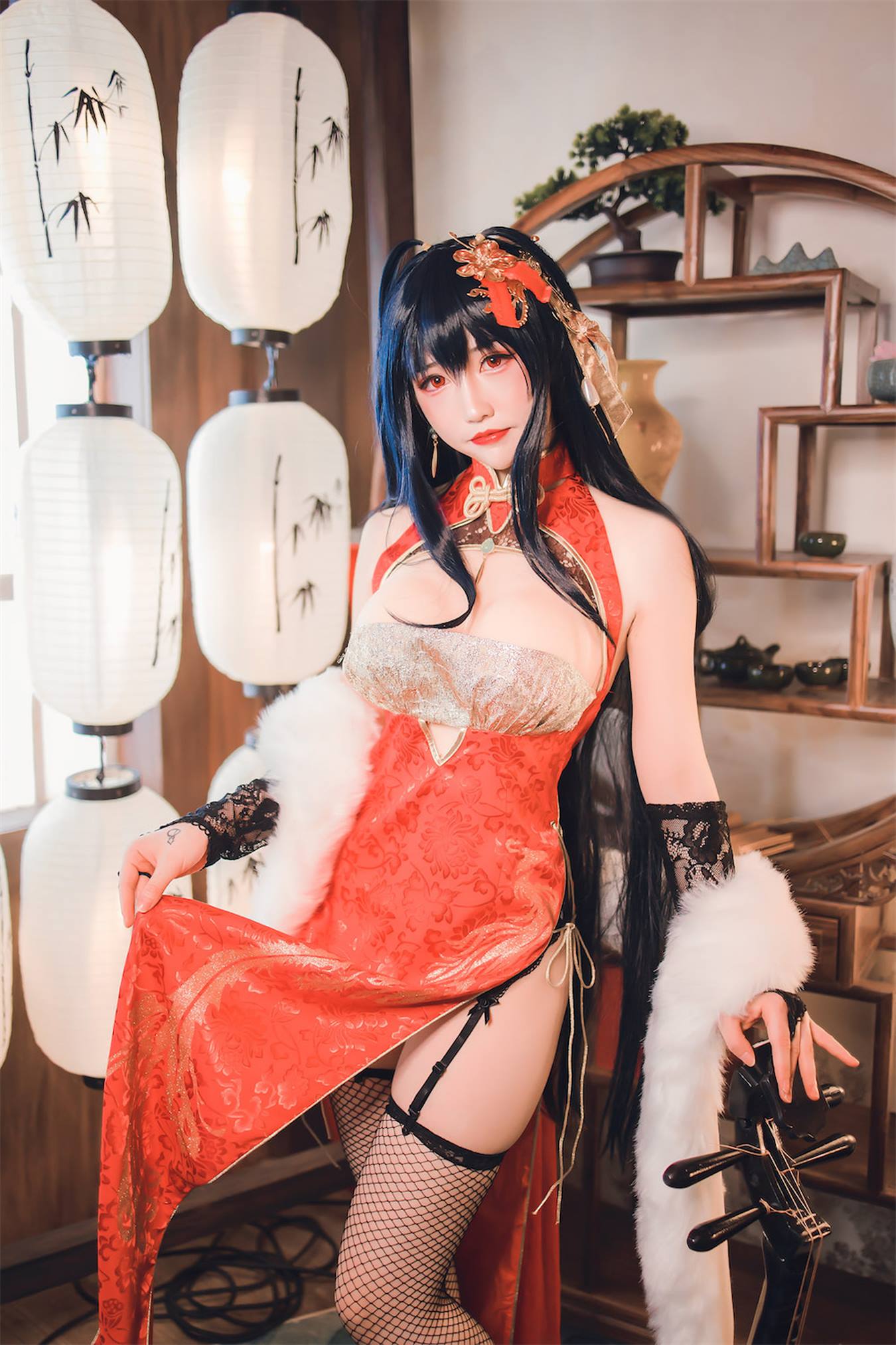 图片[11]-Coser衣衣 碧蓝航线 大凤旗袍 [28P] – 速更版-美库