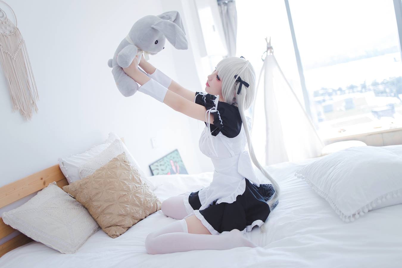 图片[23]-Coser衣衣  穹妹女仆 [28P] – 速更版-美库