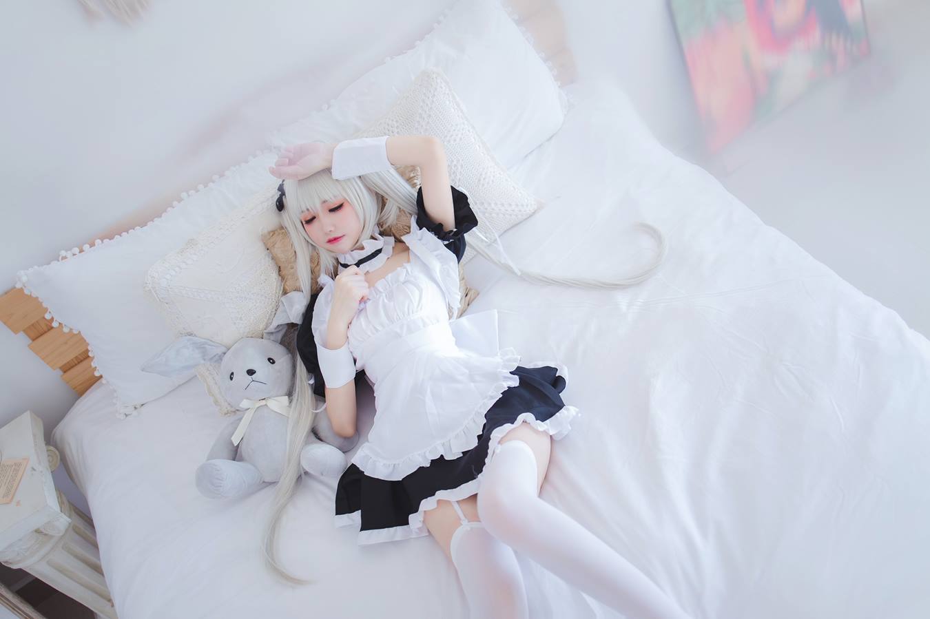 图片[25]-Coser衣衣  穹妹女仆 [28P] – 速更版-美库