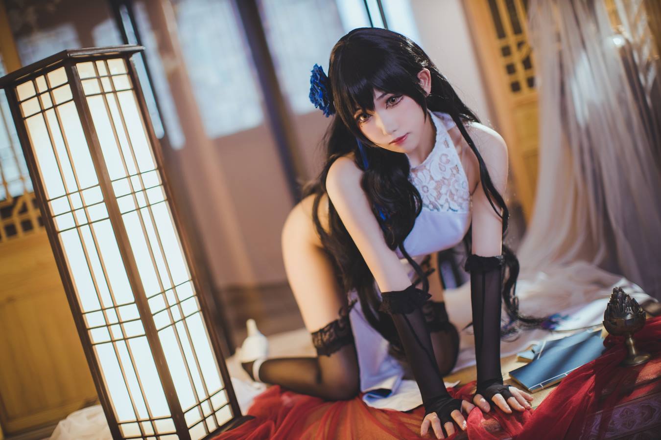 图片[33]-Coser衣衣 95玉玲珑 [49P] – 速更版-美库