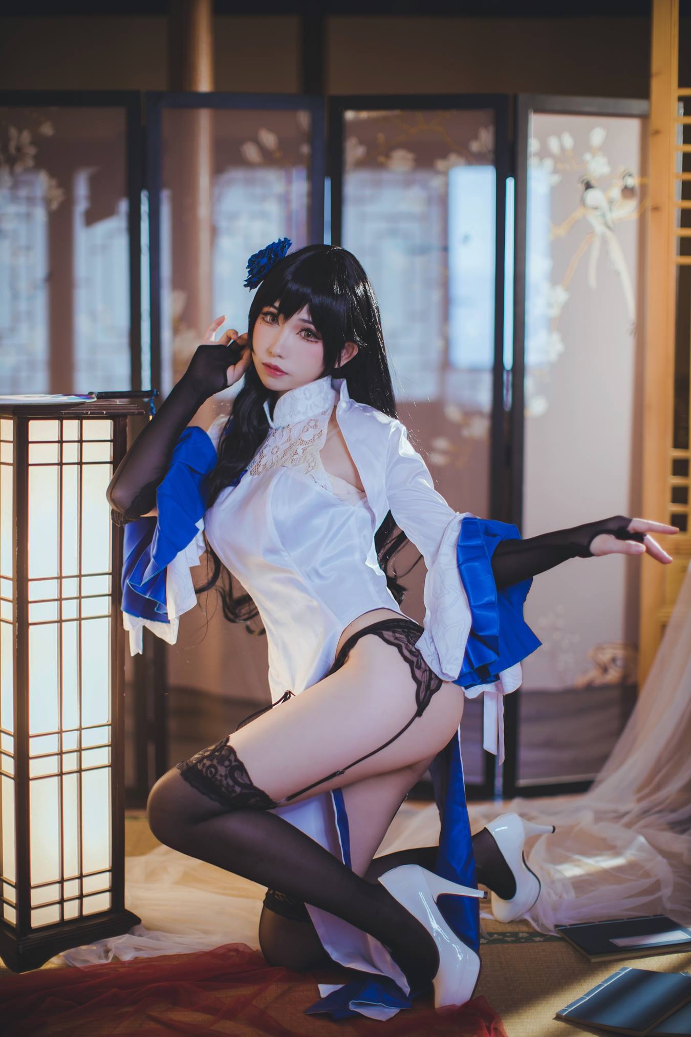 图片[42]-Coser衣衣 95玉玲珑 [49P] – 速更版-美库