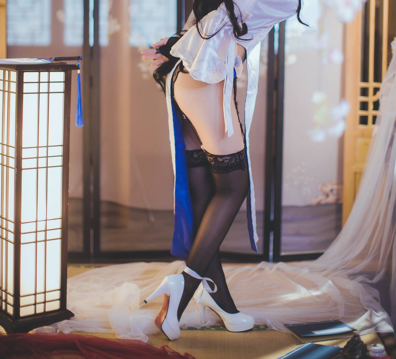 图片[46]-Coser衣衣 95玉玲珑 [49P] – 速更版-美库