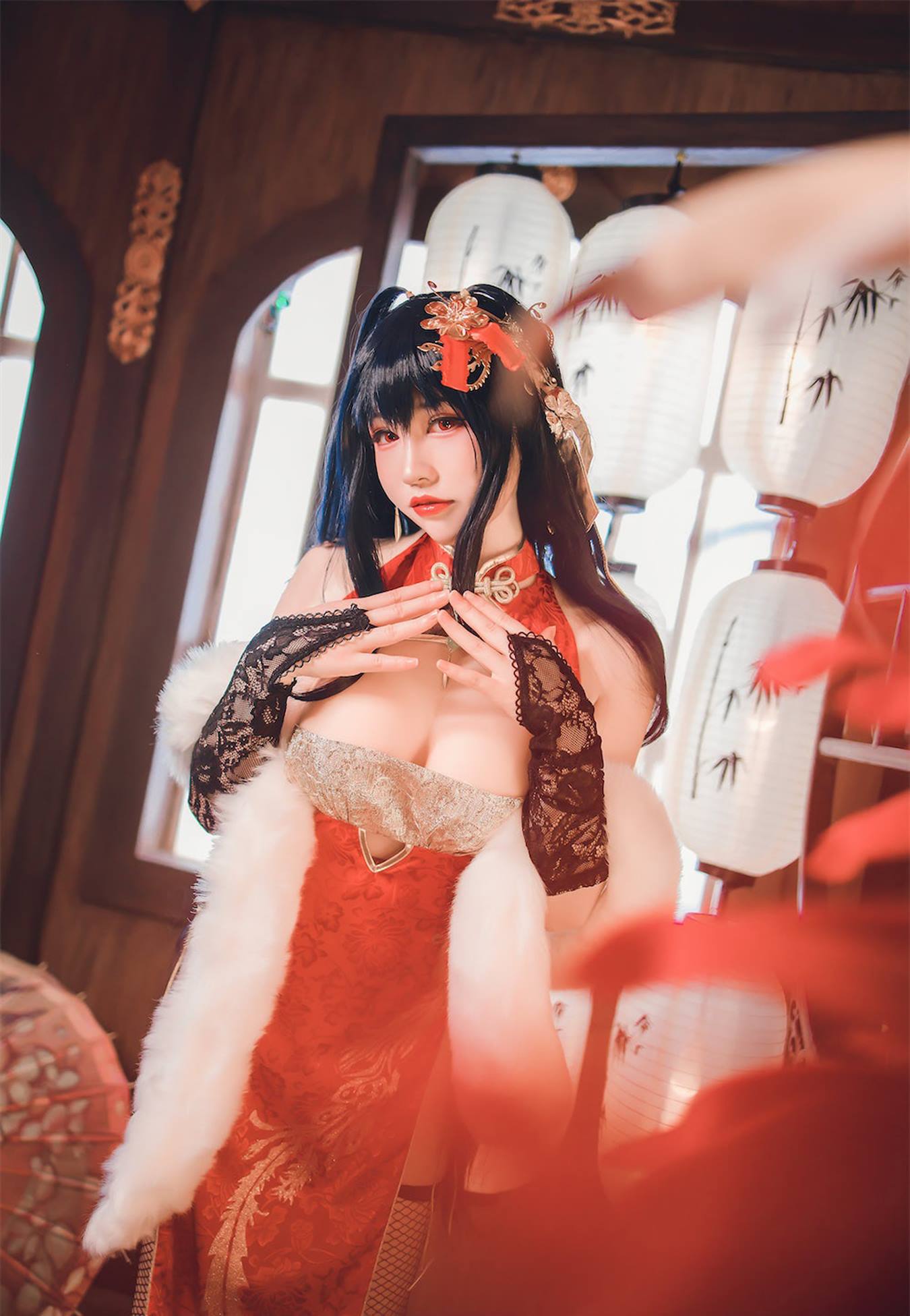 图片[29]-Coser衣衣 碧蓝航线 大凤旗袍 [28P] – 速更版-美库