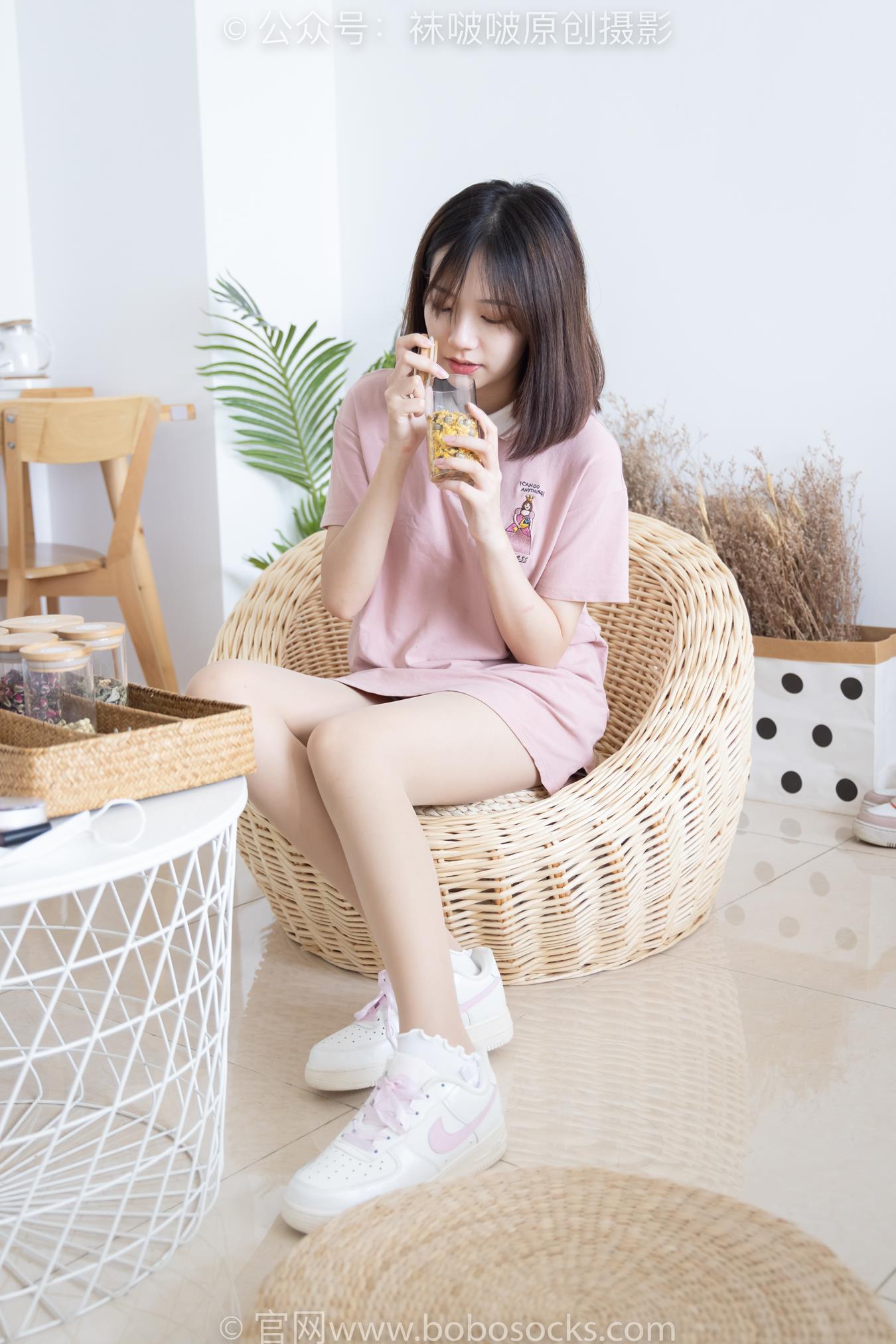 图片[12]-[BoBoSocks袜啵啵]NO.163 小甜豆-空军一号板鞋、白棉袜、肉丝[87P] – 速更版-美库