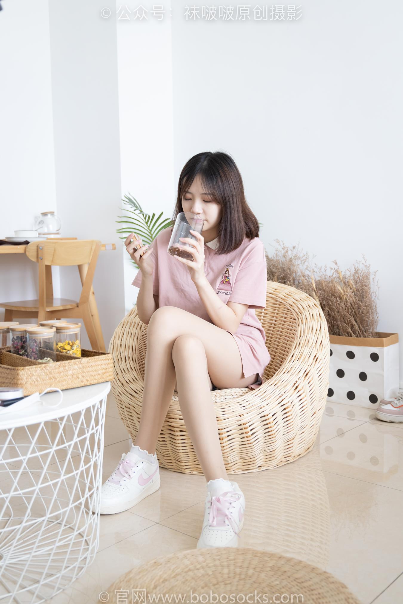 图片[15]-[BoBoSocks袜啵啵]NO.163 小甜豆-空军一号板鞋、白棉袜、肉丝[87P] – 速更版-美库